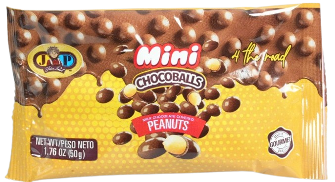 CHOCOBALLS Mini Peanuts, Milk Chocolate